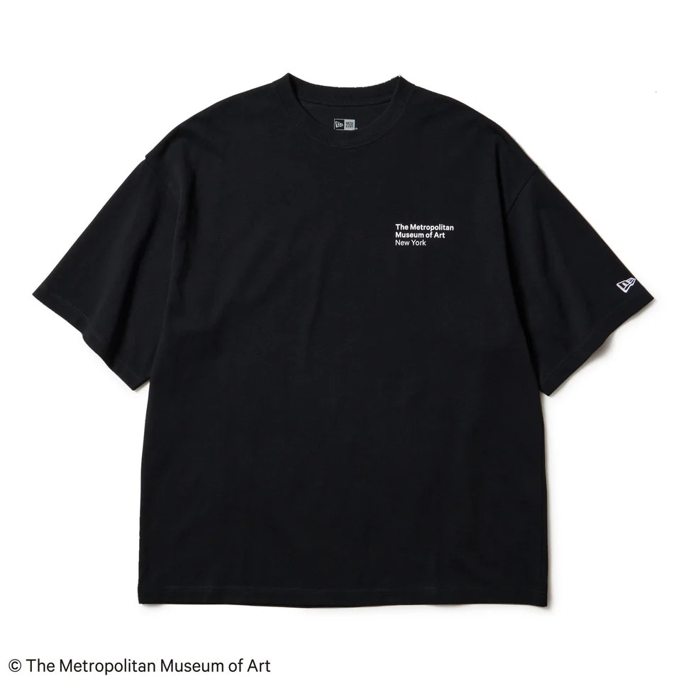 ニューエラ（NEW ERA）（メンズ、レディース）半袖 オーバーサイズド コットン Tシャツ The Met ブラック 14457270