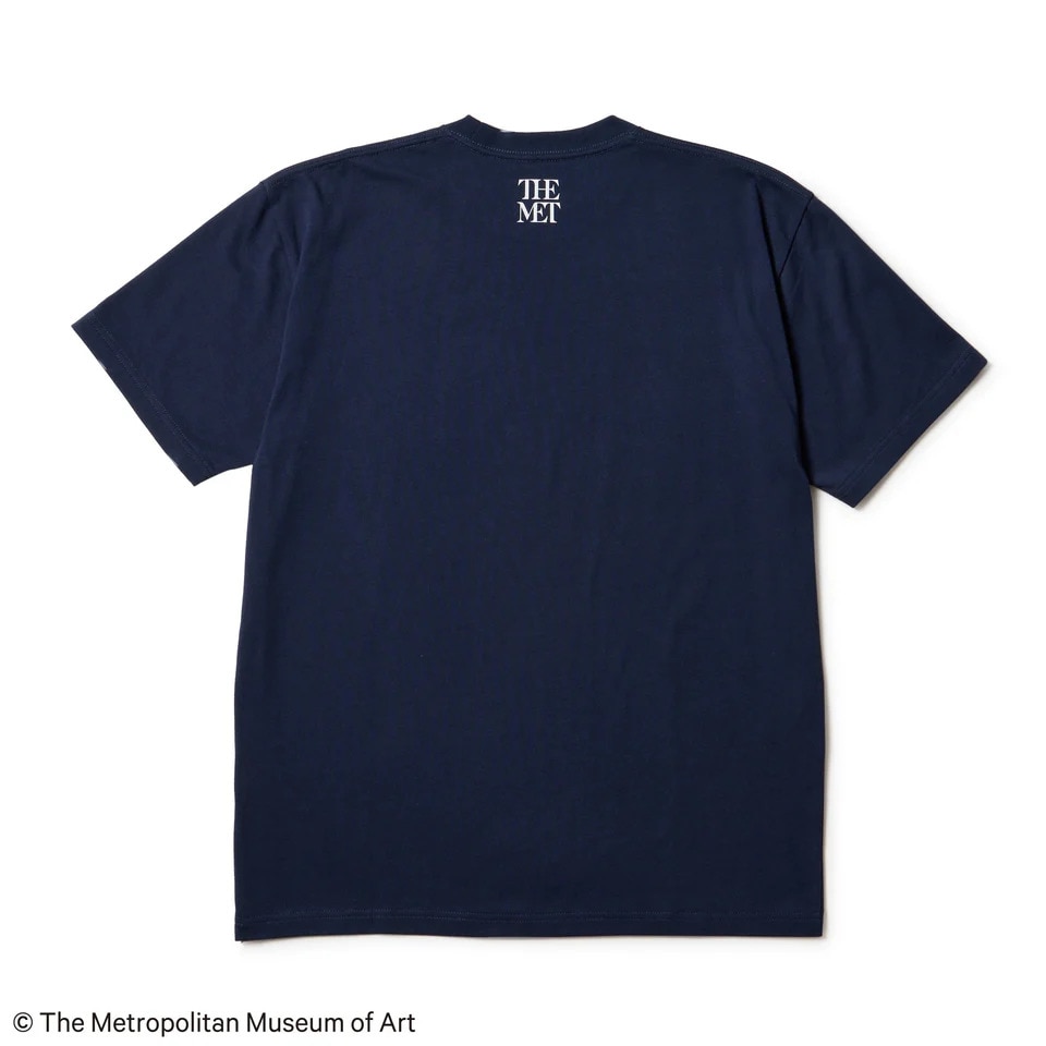 ニューエラ（NEW ERA）（メンズ、レディース）半袖 コットン Tシャツ The Met ミュージアム ネイビー レギュラーフィット 14457273