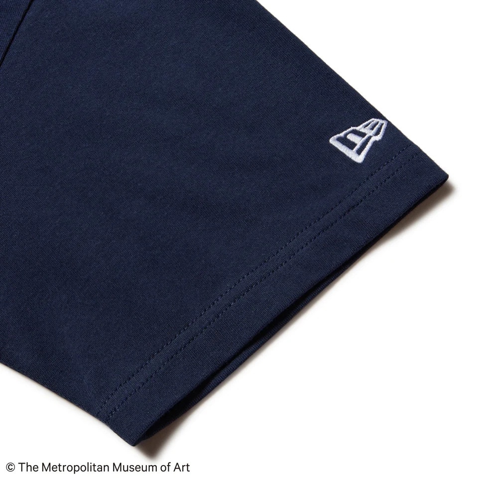 ニューエラ（NEW ERA）（メンズ、レディース）半袖 コットン Tシャツ The Met ミュージアム ネイビー レギュラーフィット 14457273