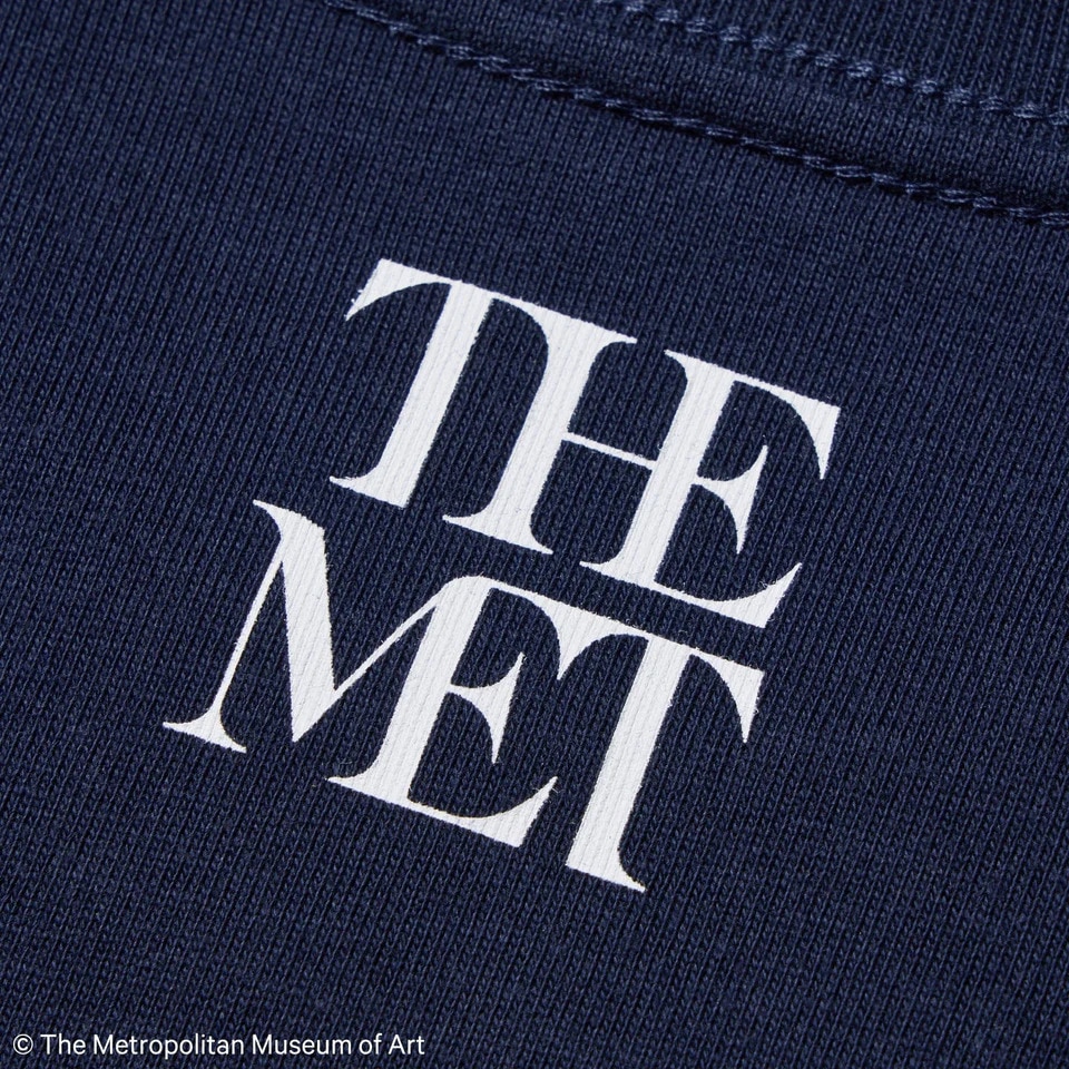 ニューエラ（NEW ERA）（メンズ、レディース）半袖 コットン Tシャツ The Met ミュージアム ネイビー レギュラーフィット 14457273