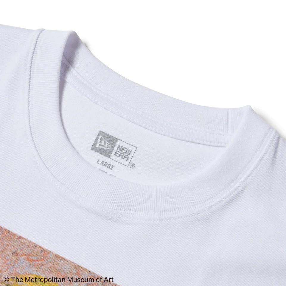 ニューエラ（NEW ERA）（メンズ、レディース）半袖 コットン Tシャツ The Met フィンセント・ファン・ゴッホ ホワイト レギュラーフィット 14457274