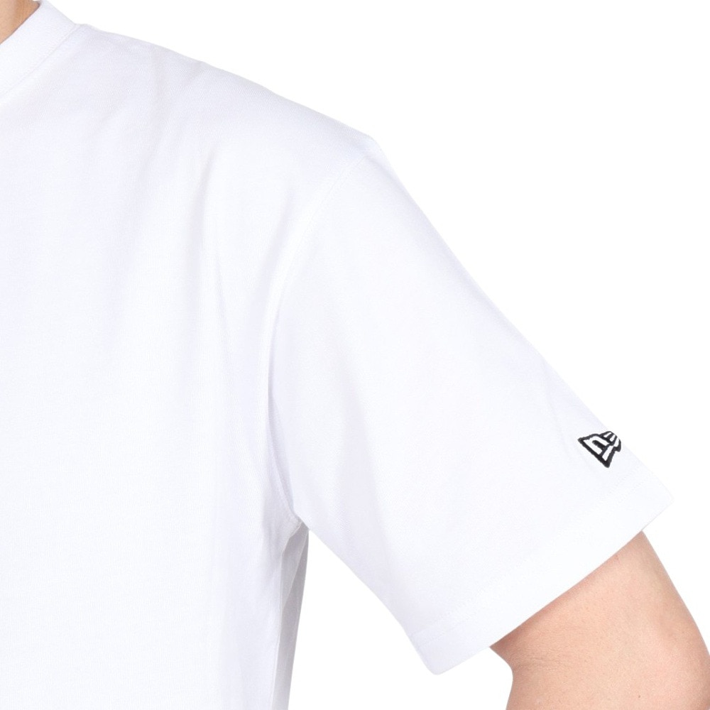 ニューエラ（NEW ERA）（メンズ、レディース）半袖Tシャツ コットン フラッグロゴ ミッド レギュラーフィット 14521384