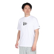 (メンズ、レディース)半袖Tシャツ コットン フラッグロゴ ミッド レギュラーフィット 14521384