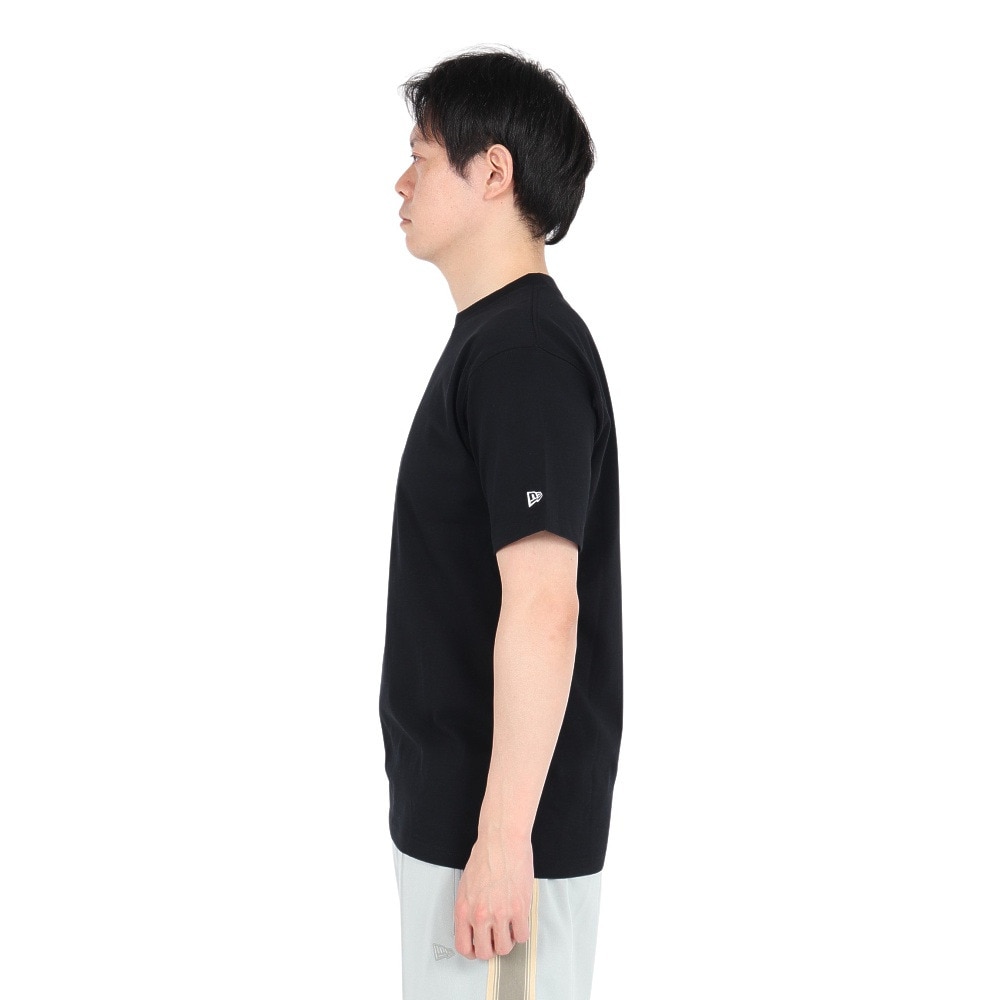 ニューエラ（NEW ERA）（メンズ、レディース）半袖Tシャツ コットン フラッグロゴ ミッド レギュラーフィット 14521385