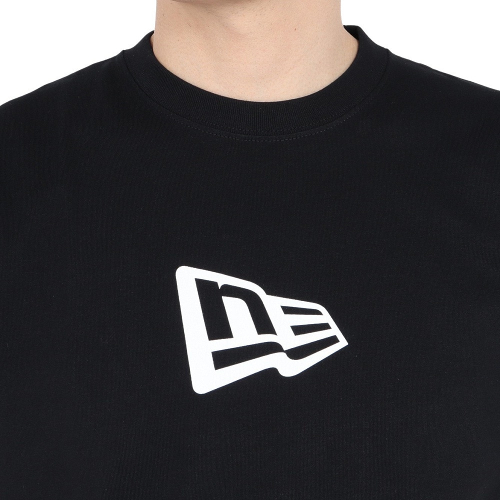 ニューエラ（NEW ERA）（メンズ、レディース）半袖Tシャツ コットン フラッグロゴ ミッド レギュラーフィット 14521385