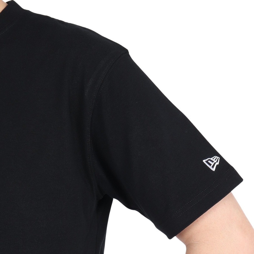 ニューエラ（NEW ERA）（メンズ、レディース）半袖Tシャツ コットン フラッグロゴ ミッド レギュラーフィット 14521385