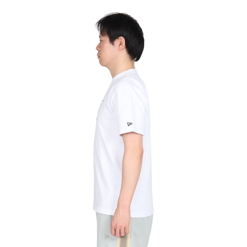 ニューエラ（NEW ERA）（メンズ、レディース）半袖Tシャツ コットン ボックスロゴ レギュラーフィット 14521386