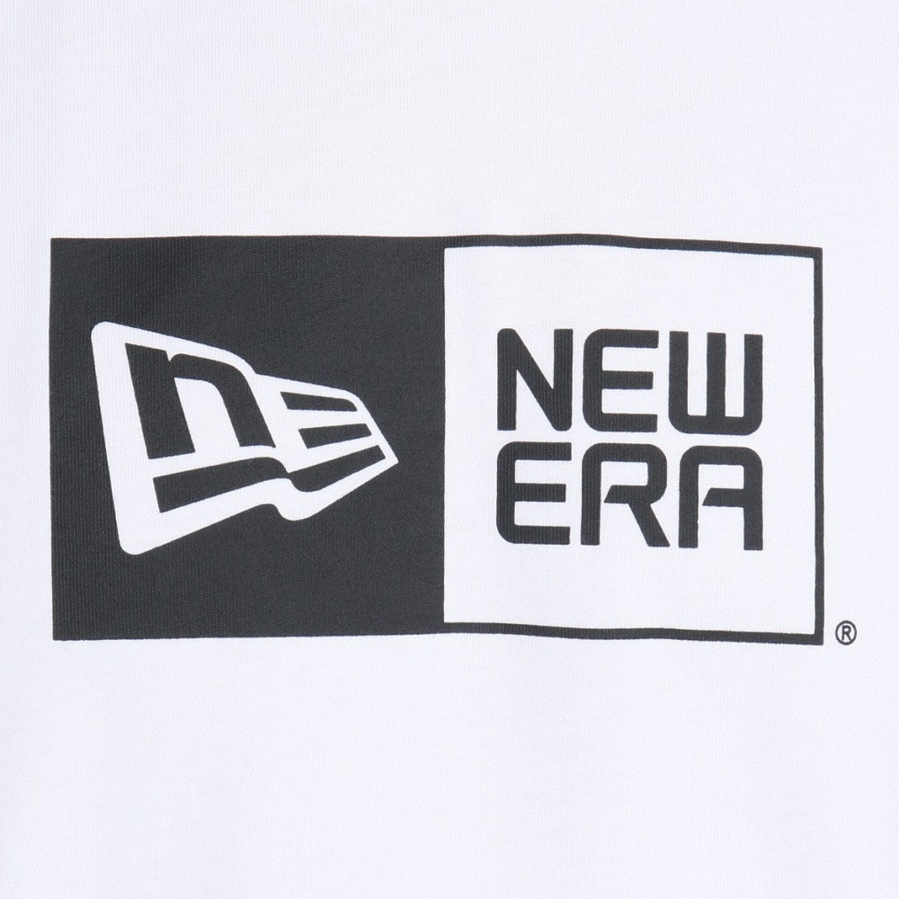 ニューエラ（NEW ERA）（メンズ、レディース）半袖Tシャツ コットン ボックスロゴ レギュラーフィット 14521386