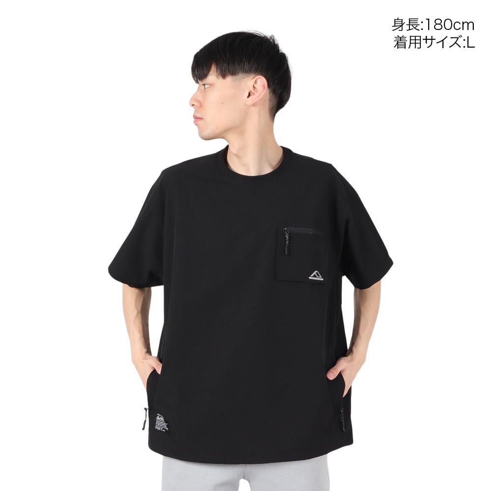 リーフ（REEF）（メンズ）BAJA DRY 半袖Tシャツ RFTEM2501-BLK