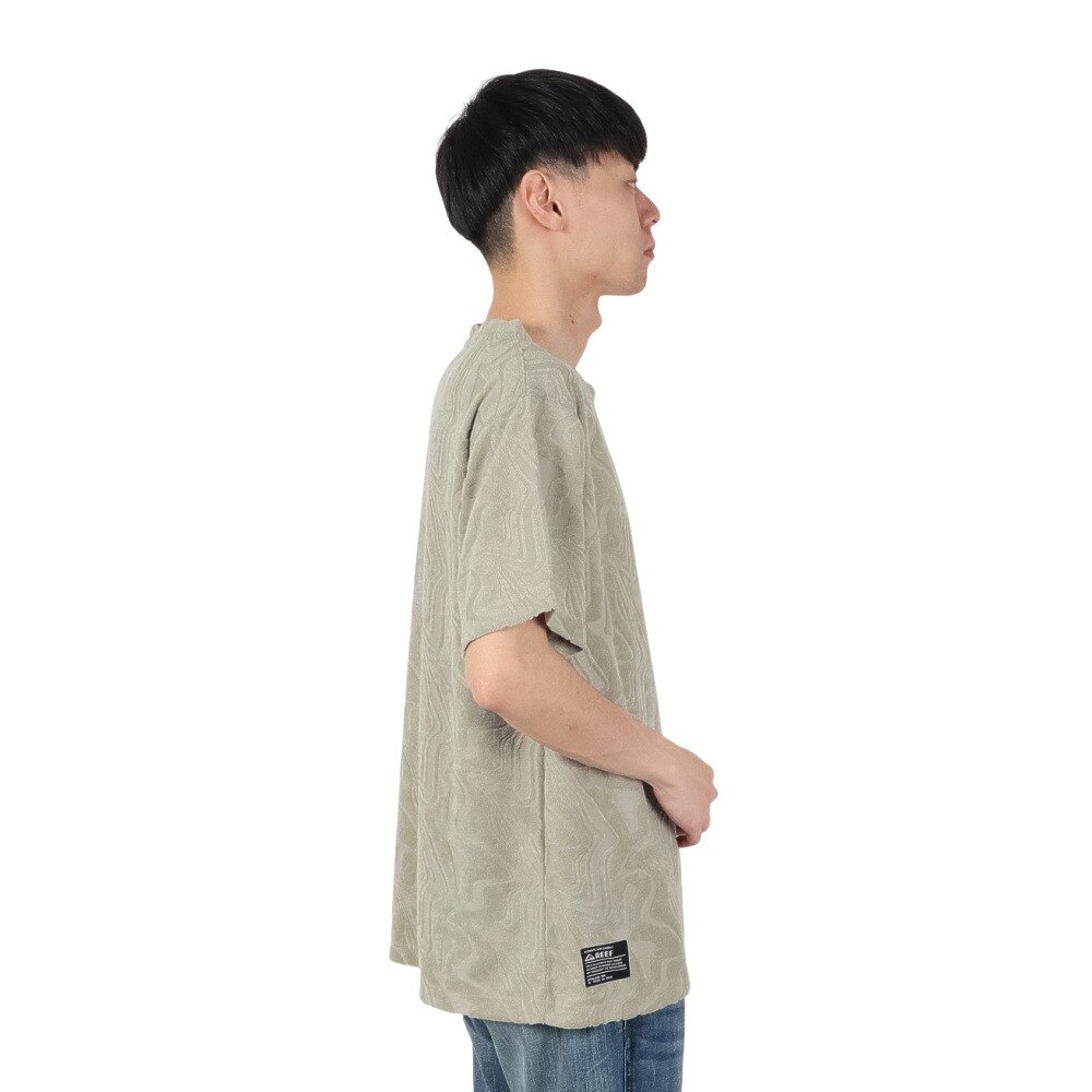 リーフ（REEF）（メンズ）GEOMETRIC パイル 半袖 クルーネック Tシャツ RFTEM2502-SND