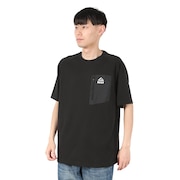 (メンズ)半袖 ポケットTシャツ RFTEM2508-BLK