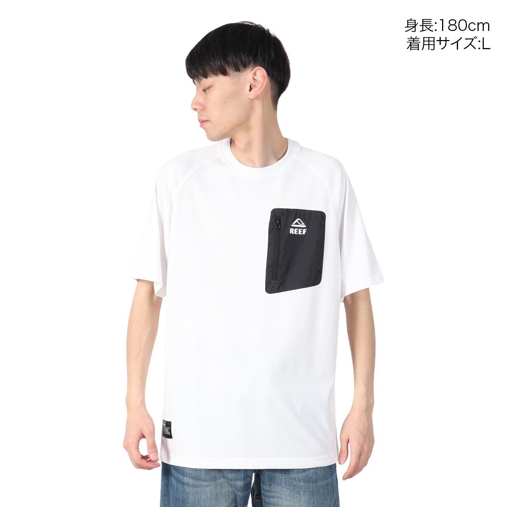 リーフ（REEF）（メンズ）半袖 ポケットTシャツ RFTEM2508-WHT