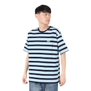 (メンズ)BOARDER 半袖 Tシャツ RFTEM2509-BLU