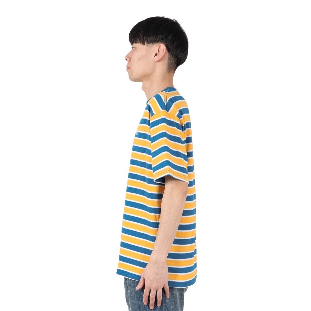 リーフ（REEF）（メンズ）マルチボーダー 半袖Tシャツ RFTEM2509-YEL