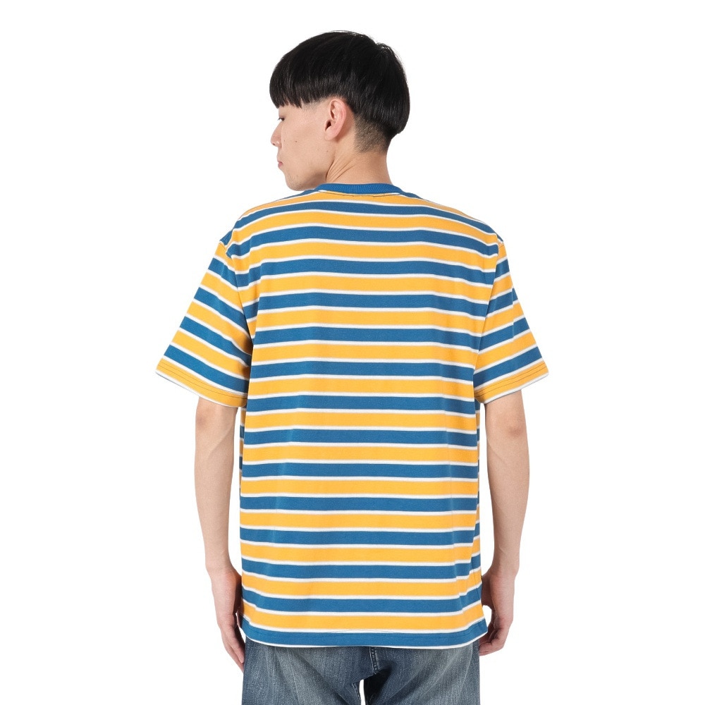 リーフ（REEF）（メンズ）マルチボーダー 半袖Tシャツ RFTEM2509-YEL