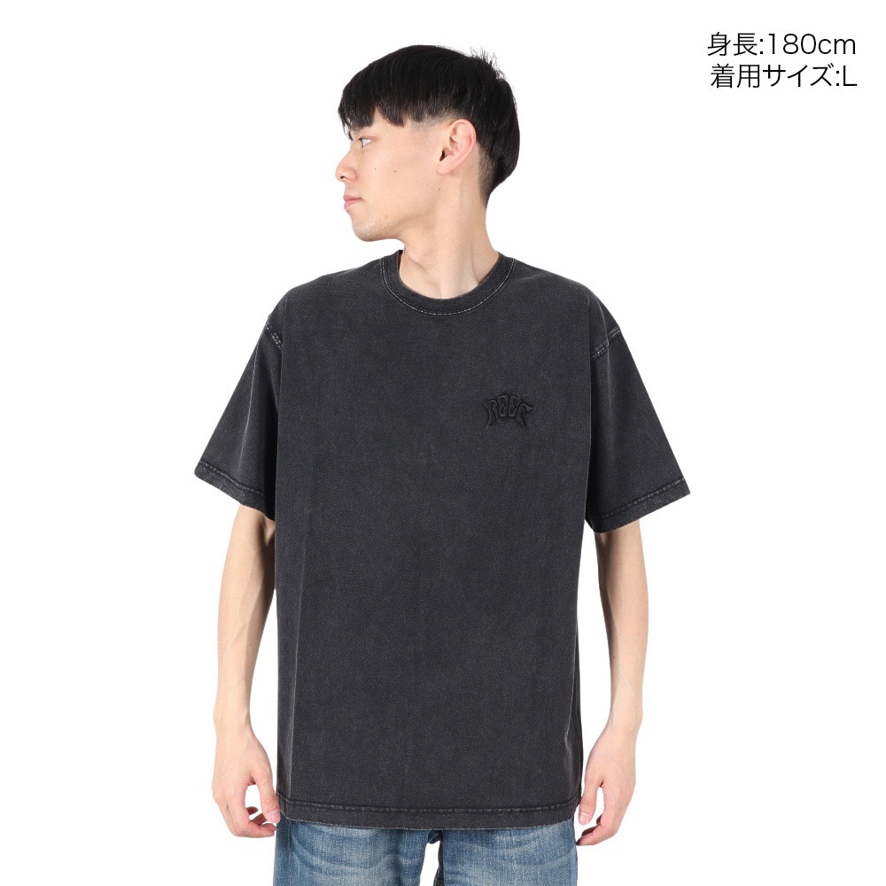 リーフ（REEF）（メンズ）WILD 半袖Tシャツ RFTEM2510-BLK