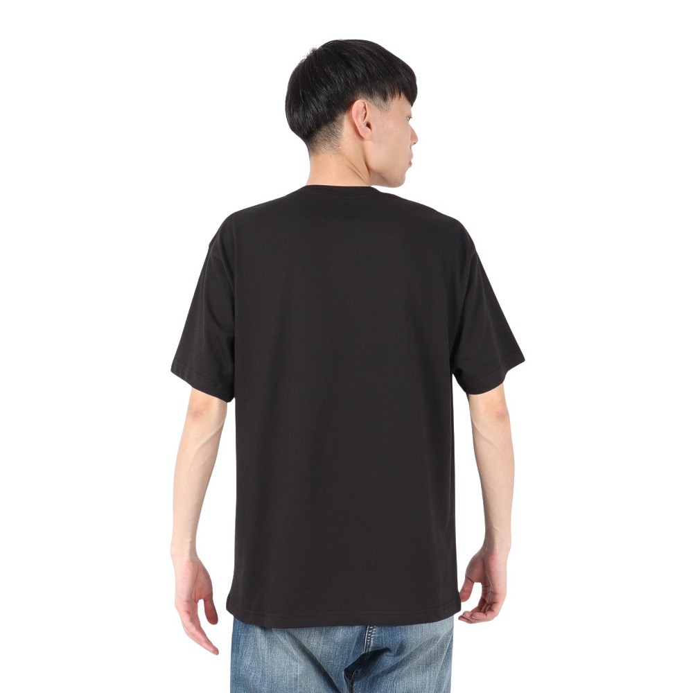 リーフ（REEF）（メンズ）SQUARE ロゴ 半袖 Tシャツ RFTEM2512-BLK