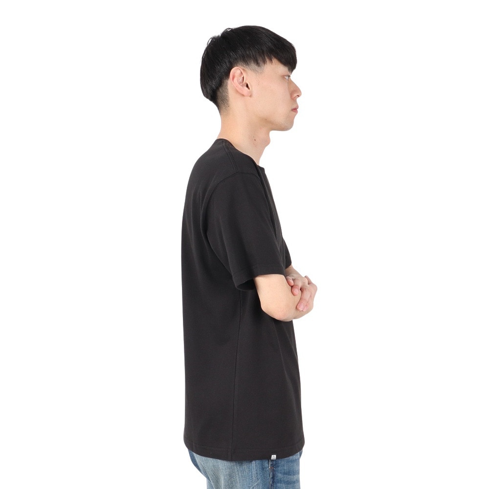 リーフ（REEF）（メンズ）SQUARE ロゴ 半袖 Tシャツ RFTEM2512-BLK