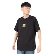 (メンズ)SQUARE ロゴ 半袖 Tシャツ RFTEM2512-BLK
