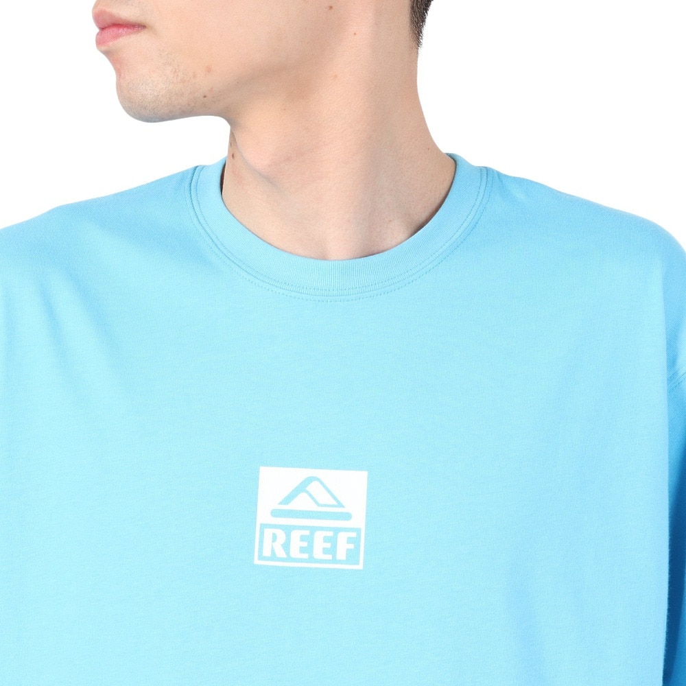 リーフ（REEF）（メンズ）SQUARE ロゴ 半袖 Tシャツ RFTEM2512-BLU