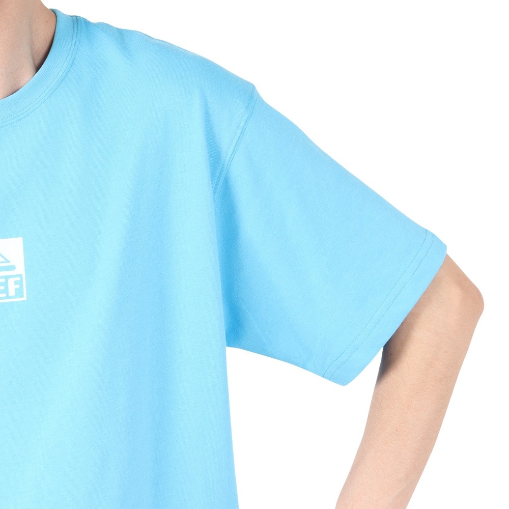 リーフ（REEF）（メンズ）SQUARE ロゴ 半袖 Tシャツ RFTEM2512-BLU