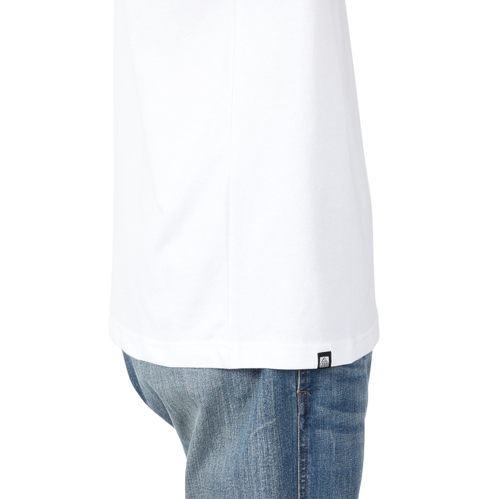 リーフ（REEF）（メンズ）SQUARE ロゴ 半袖 Tシャツ RFTEM2512-WHT