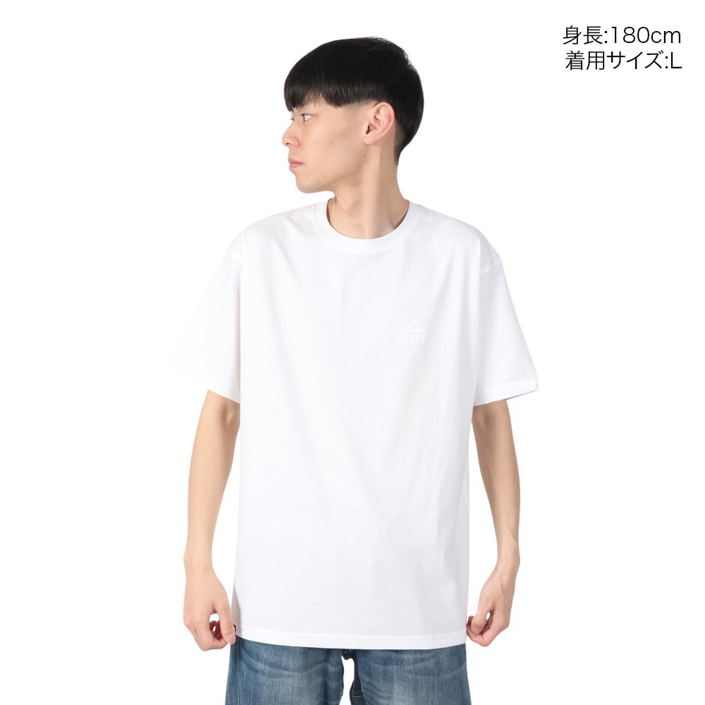 リーフ（REEF）（メンズ）PLATING 半袖Tシャツ RFTEM2514-WHT