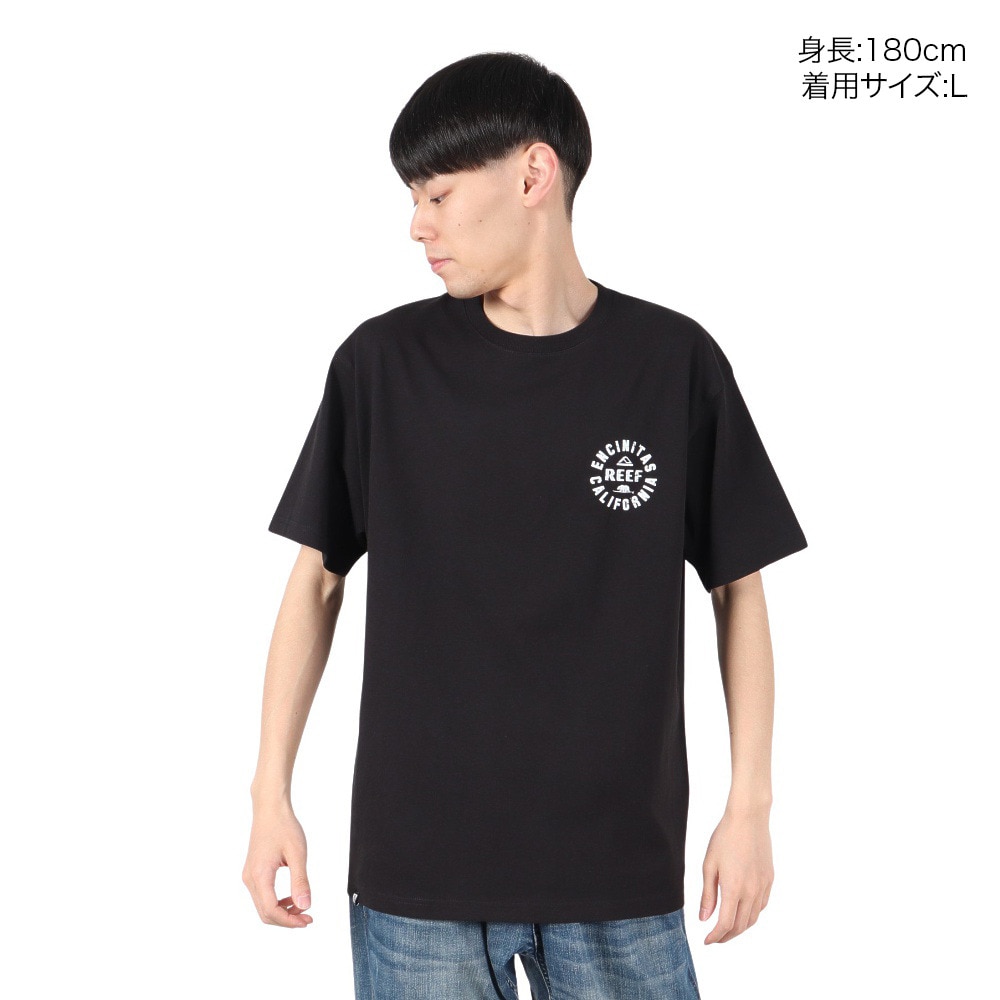 リーフ（REEF）（メンズ）ENCINITAS 半袖Tシャツ RFTEM2515-BLK