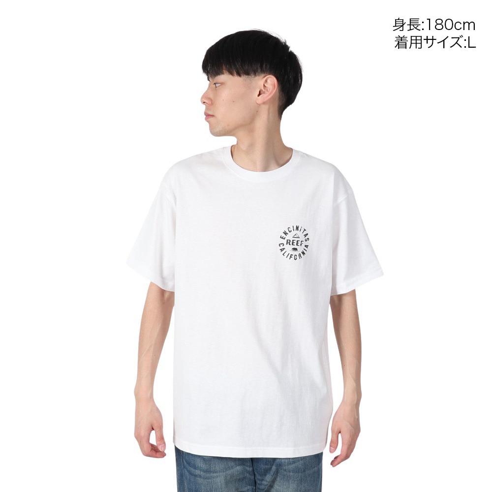 リーフ（REEF）（メンズ）ENCINITAS 半袖Tシャツ RFTEM2515-WHT