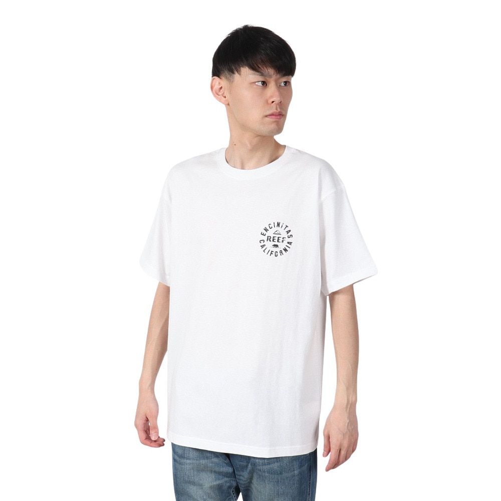 リーフ（REEF）（メンズ）ENCINITAS 半袖Tシャツ RFTEM2515-WHT
