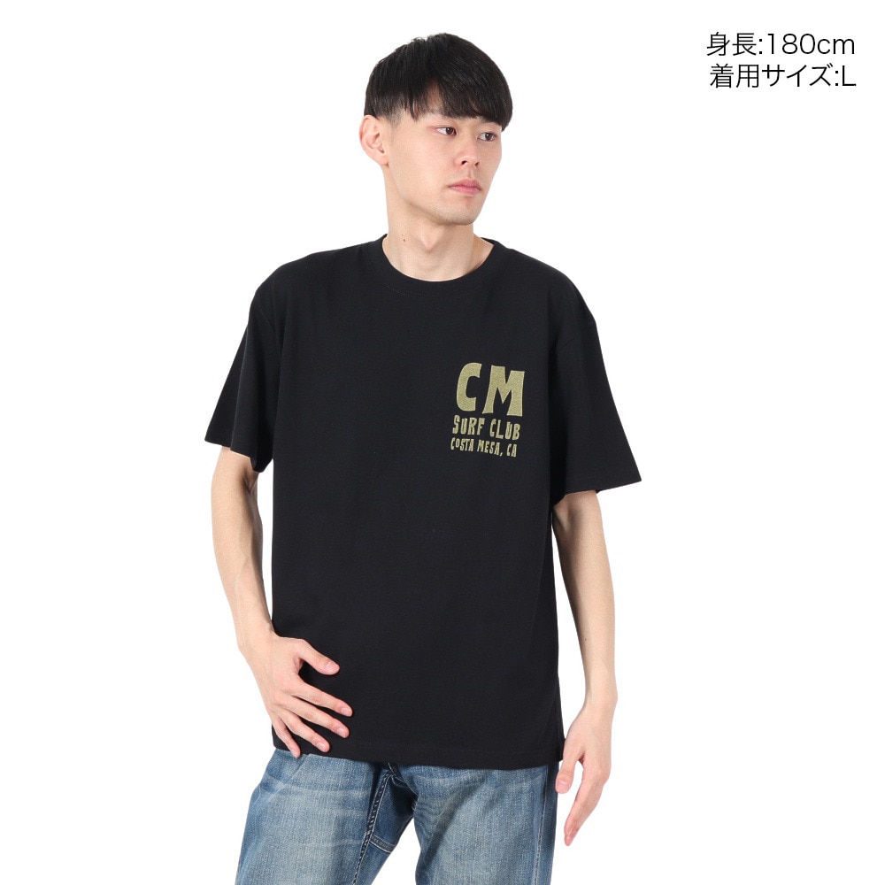 IPD（IPD）（メンズ）コスタメ サーフクラブ 半袖Tシャツ IPDSSCM-910-BLK