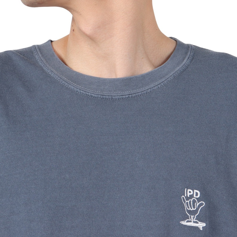 IPD（IPD）（メンズ）SHAKA EVERY DAY EMBROIDERED 半袖Tシャツ IPDSSEM-913-DNM