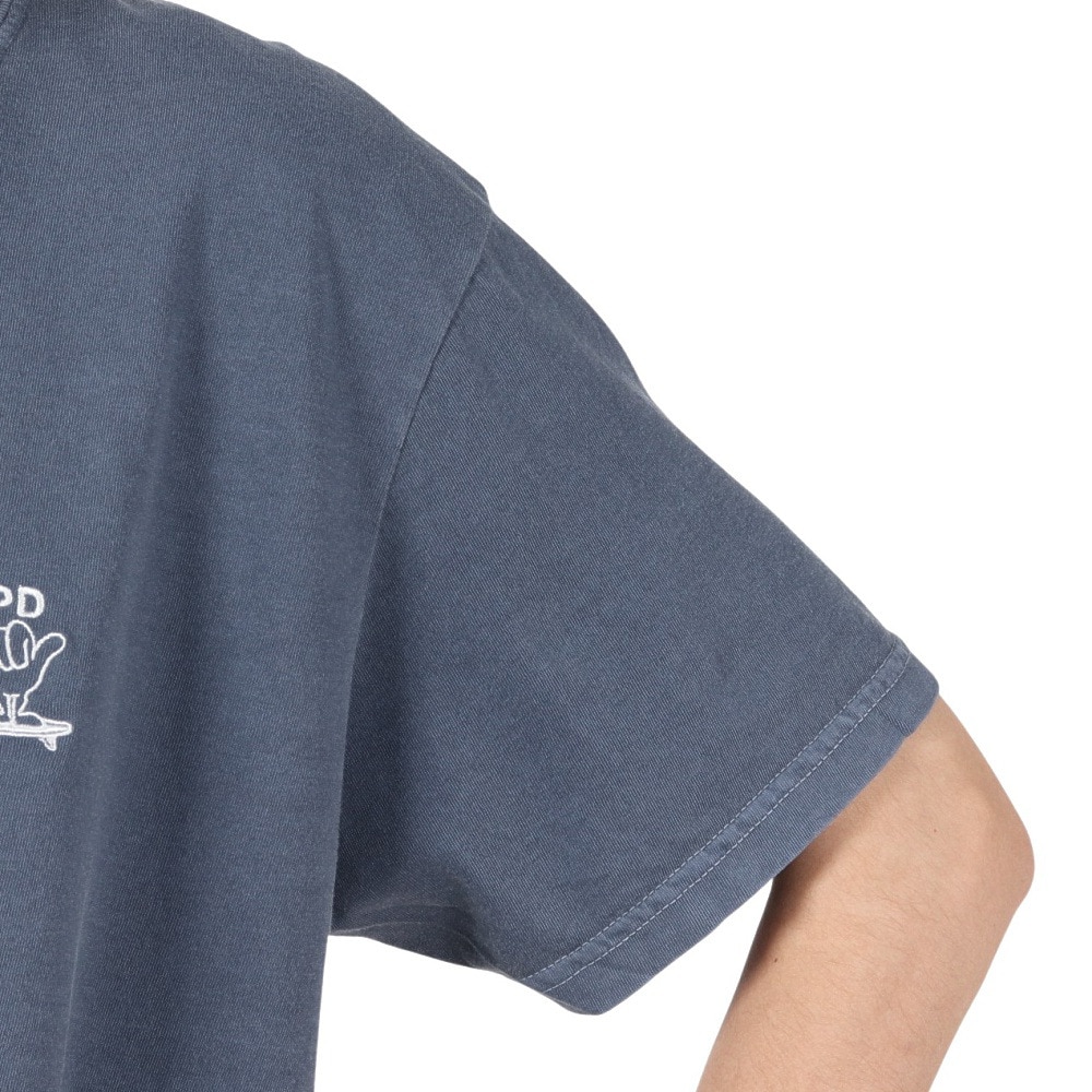 IPD（IPD）（メンズ）SHAKA EVERY DAY EMBROIDERED 半袖Tシャツ IPDSSEM-913-DNM