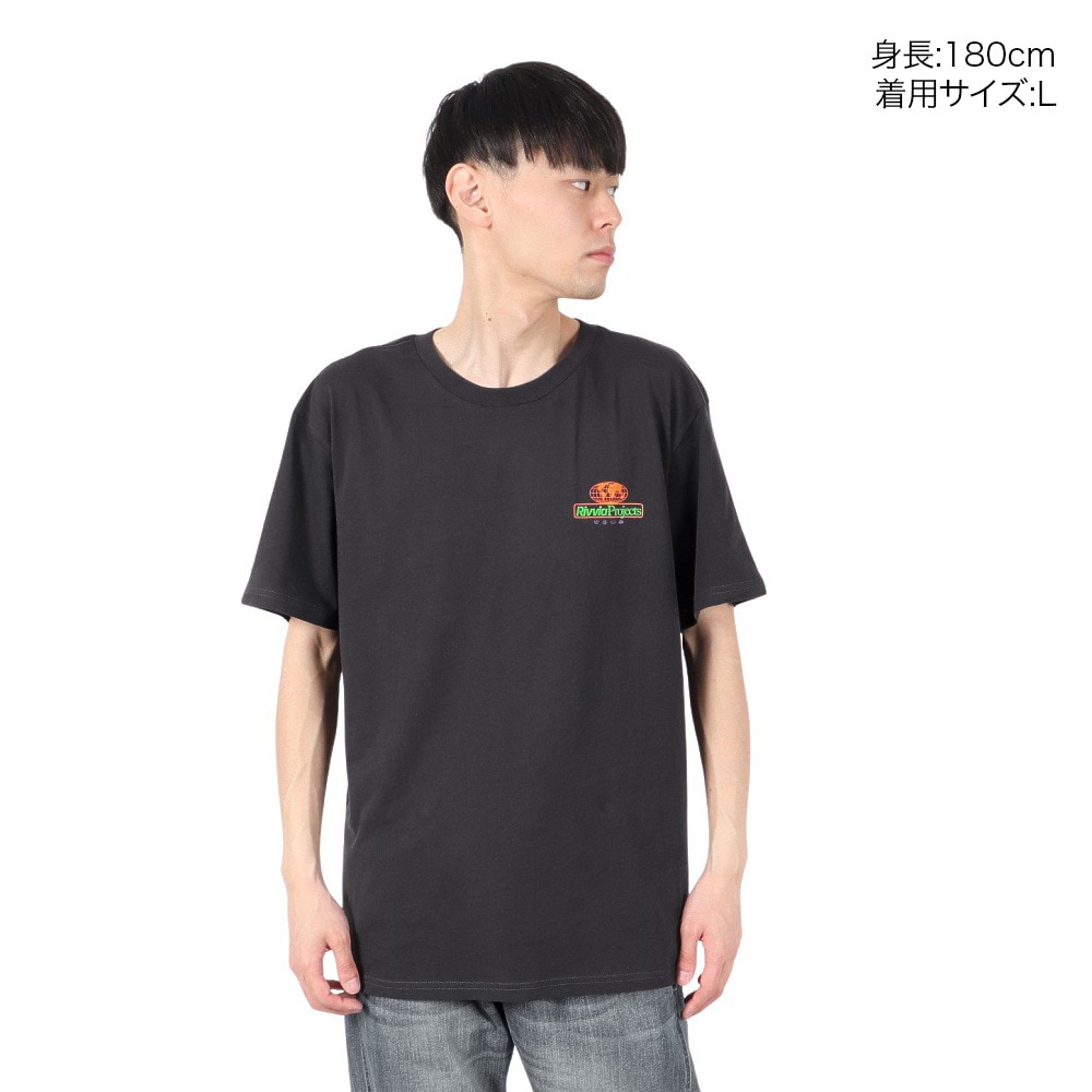 リヴィアプロジェクツ（Rivvia Projectu）（メンズ）PROJECTS Tシャツ RTE-25112-BLK