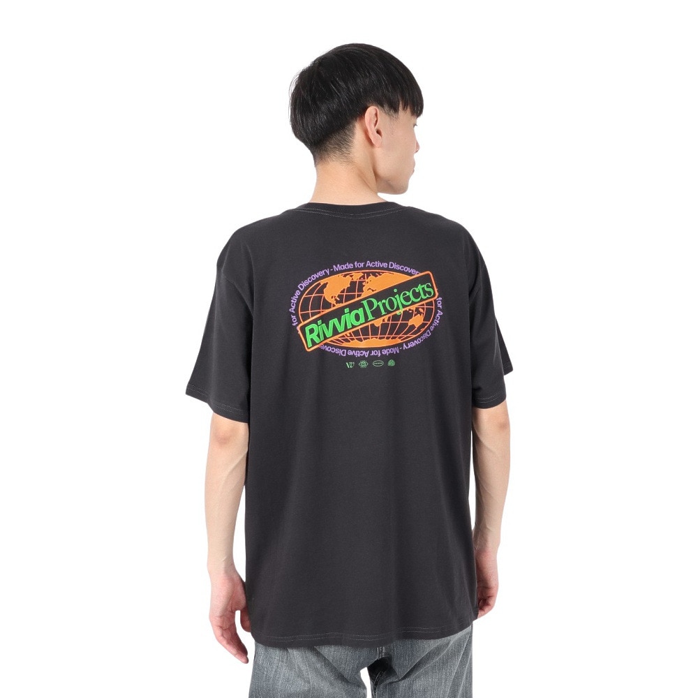 リヴィアプロジェクツ（Rivvia Projectu）（メンズ）PROJECTS Tシャツ RTE-25112-BLK