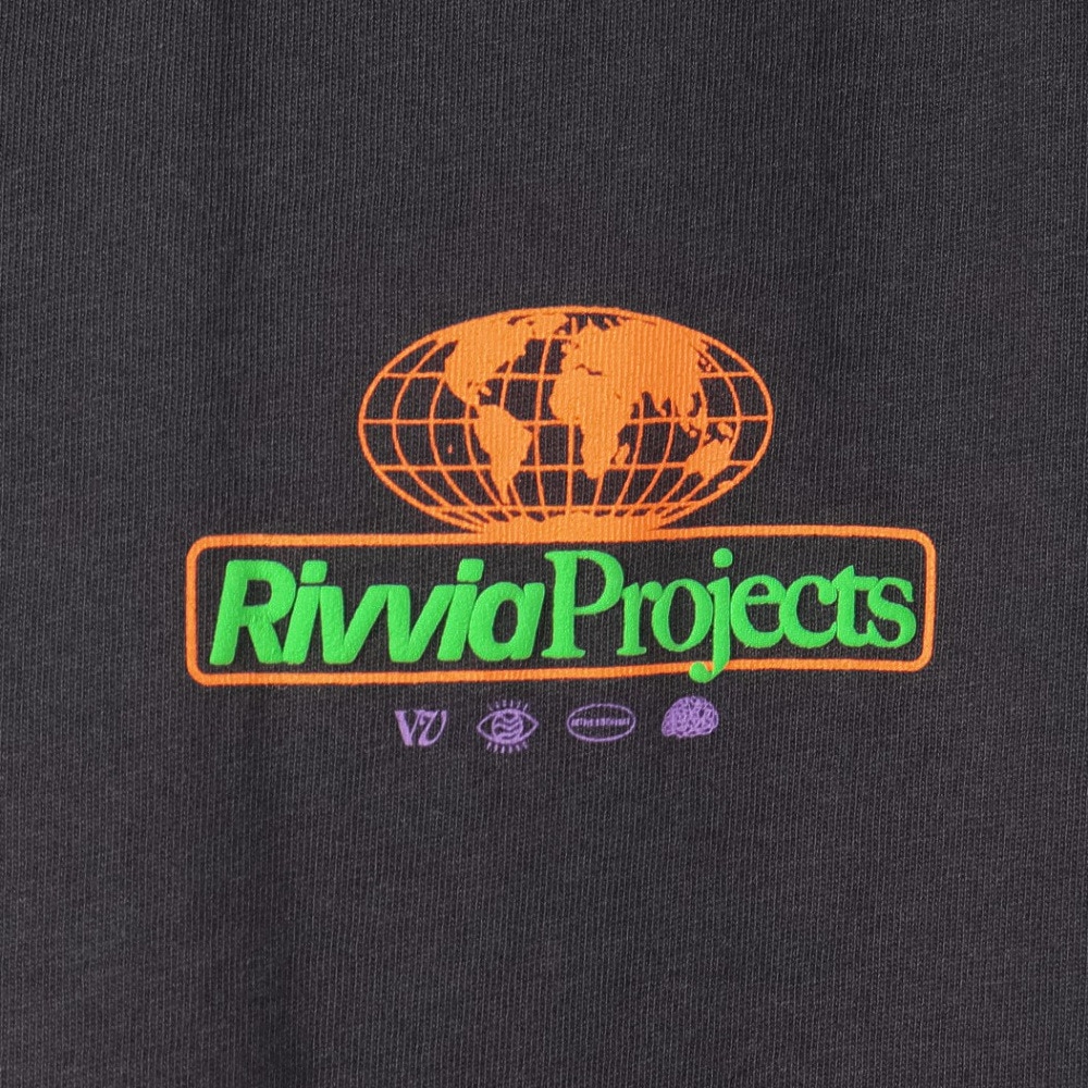 リヴィアプロジェクツ（Rivvia Projectu）（メンズ）PROJECTS Tシャツ RTE-25112-BLK