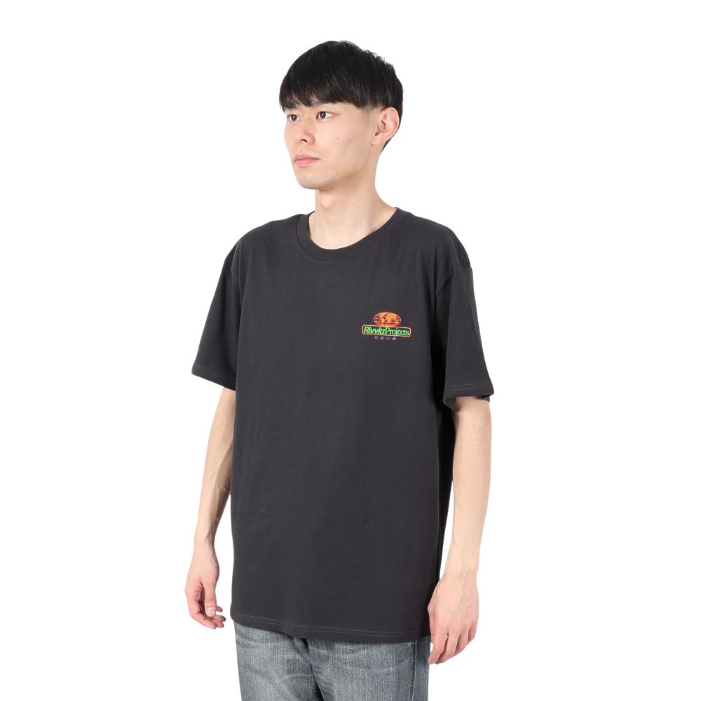 リヴィアプロジェクツ（Rivvia Projectu）（メンズ）PROJECTS Tシャツ RTE-25112-BLK