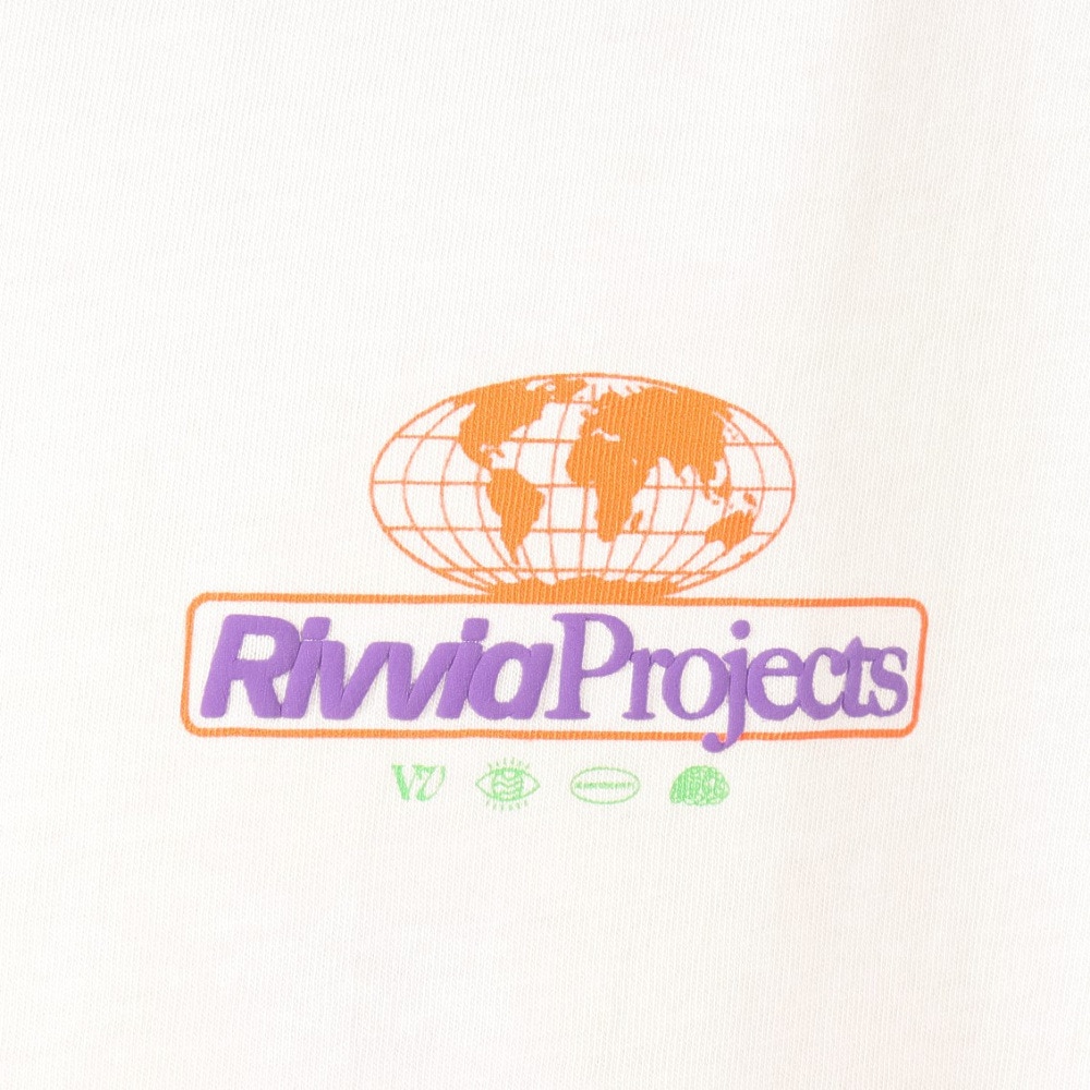 リヴィアプロジェクツ（Rivvia Projectu）（メンズ）PROJECTS Tシャツ RTE-25112-O.WHT
