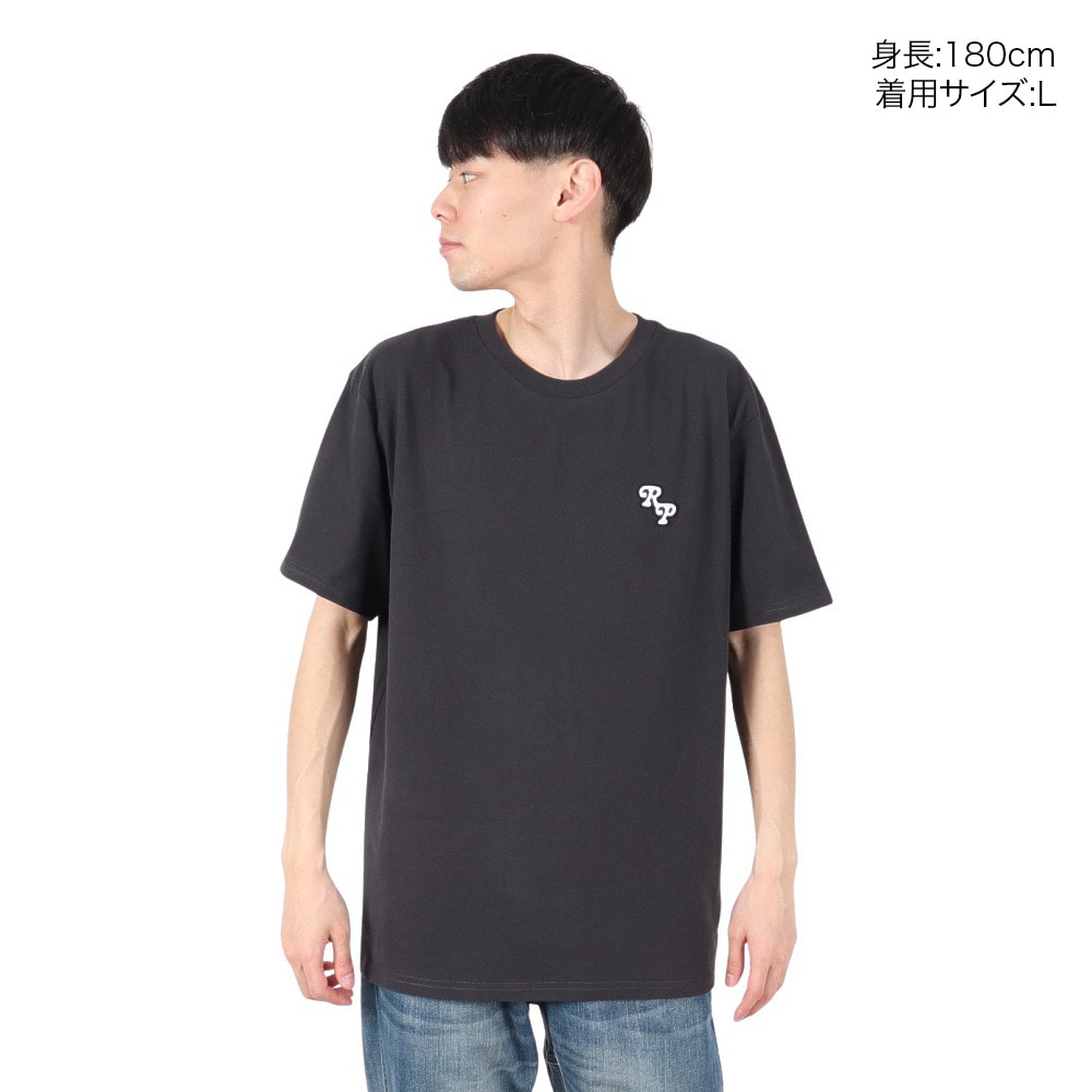 リヴィアプロジェクツ（Rivvia Projectu）（メンズ）SCHOLAR Tシャツ RTE-25113-BLK