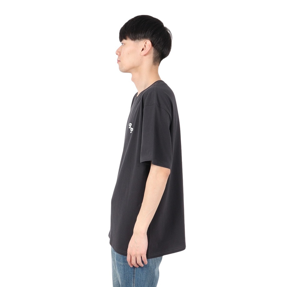 リヴィアプロジェクツ（Rivvia Projectu）（メンズ）SCHOLAR Tシャツ RTE-25113-BLK
