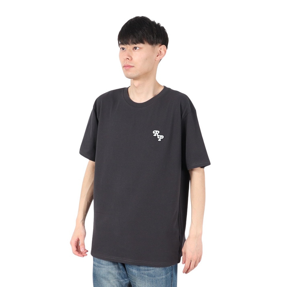 リヴィアプロジェクツ（Rivvia Projectu）（メンズ）SCHOLAR Tシャツ RTE-25113-BLK