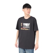 (メンズ)GLOBAL TOUR 半袖Tシャツ RTE-25124-BLK