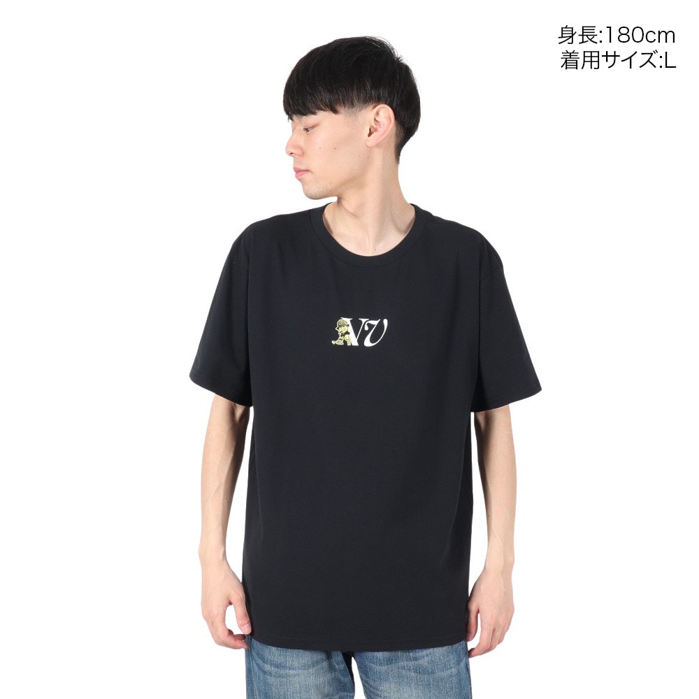 リヴィアプロジェクツ（Rivvia Projects）（メンズ）OUR MATE 半袖Tシャツ RTE-25125-BLK