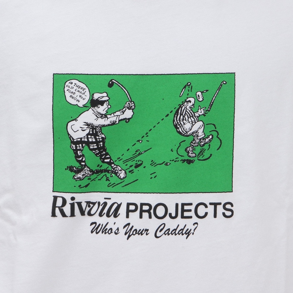 リヴィアプロジェクツ（Rivvia Projects）（メンズ）WHOS YOUR CADDY Tシャツ RTE-25214-WHT