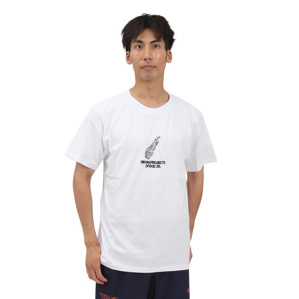 リヴィアプロジェクツ（Rivvia Projects）（メンズ）CHERISH Tシャツ RTE-25223-WHT
