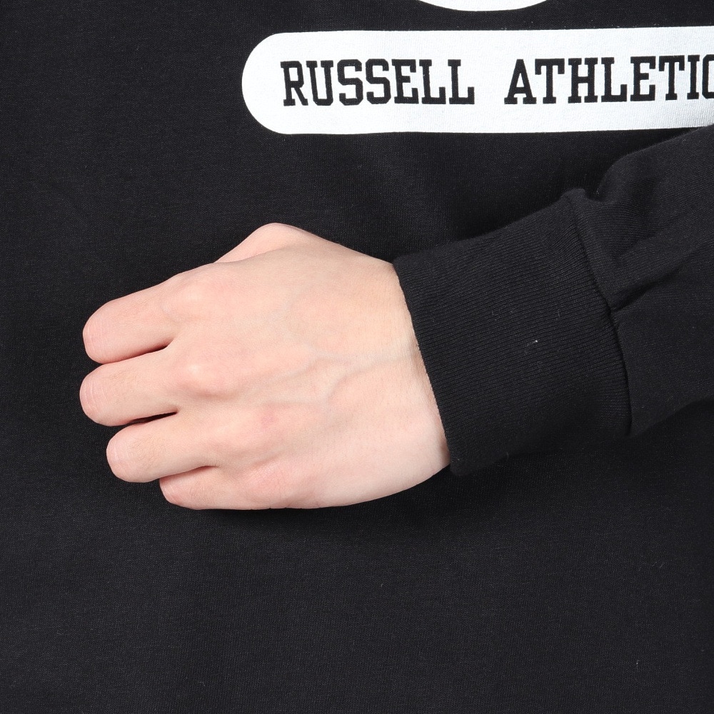 ラッセル（RUSSELL）（メンズ）カステラ 長袖Tシャツ RBM24F0026 BLK