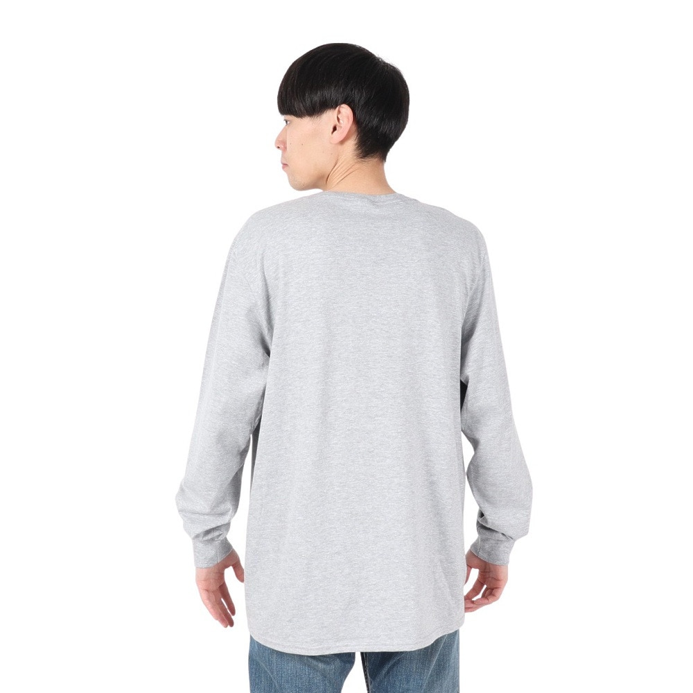 ラッセル（RUSSELL）（メンズ）カステラ 長袖Tシャツ RBM24F0026 MGRY