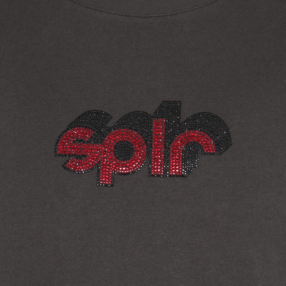 SPLR（SPLR）（メンズ）ラインストーン ロゴ 半袖Tシャツ 2511-18113-01302