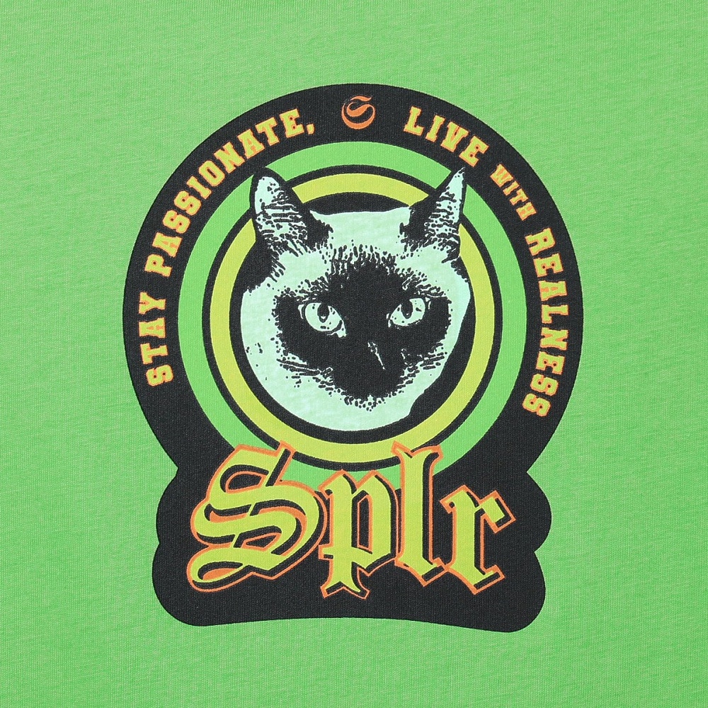 SPLR（SPLR）（メンズ）キャット プリント半袖Tシャツ 2511-18113-01430