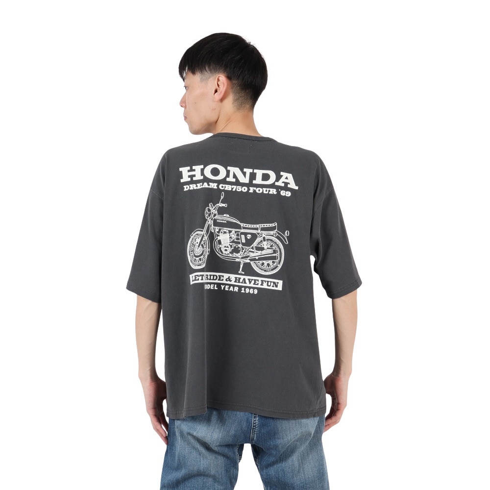 クリフメイヤー（KRIFF MAYER）（メンズ、レディース）HONDAコラボTシャツ CB750 2457200:17:CHARCOAL